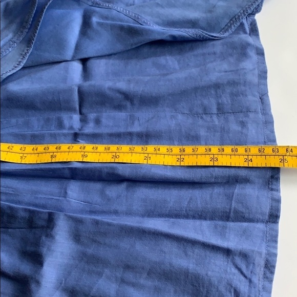 Anthropology Edme&Esyllte Ruffle Blue Top,sleeveless,size 0 - Picture 9 of 12